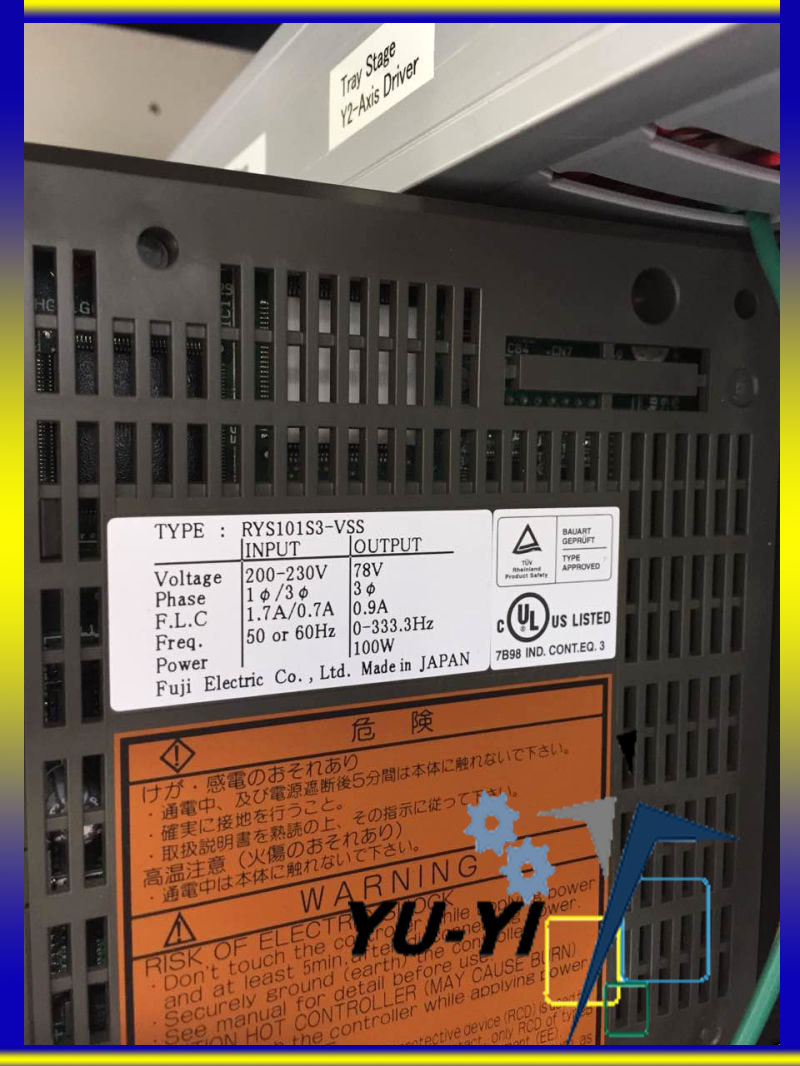Fuji servo drive RYS101S3-VSS - PLC DCS SERVO Control MOTOR POWER